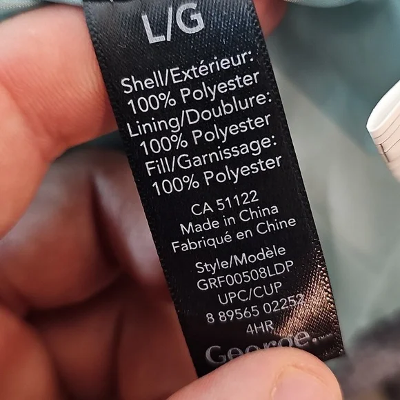 George  Large Gray Puffer Jacket - Picture 7 of 7